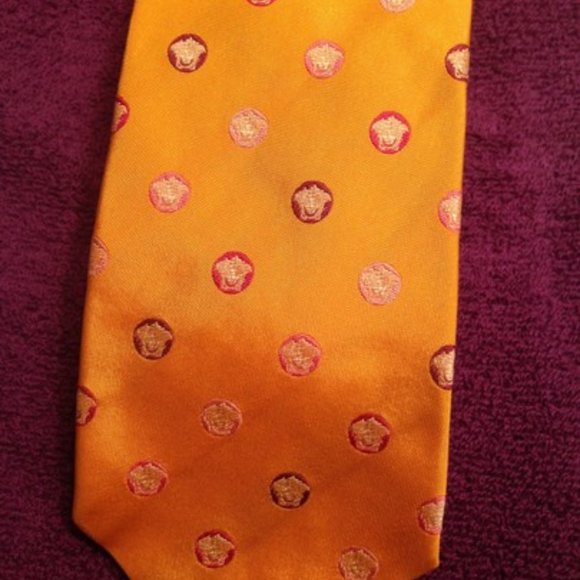 Versace Yellow Tie - Picture 2 of 3